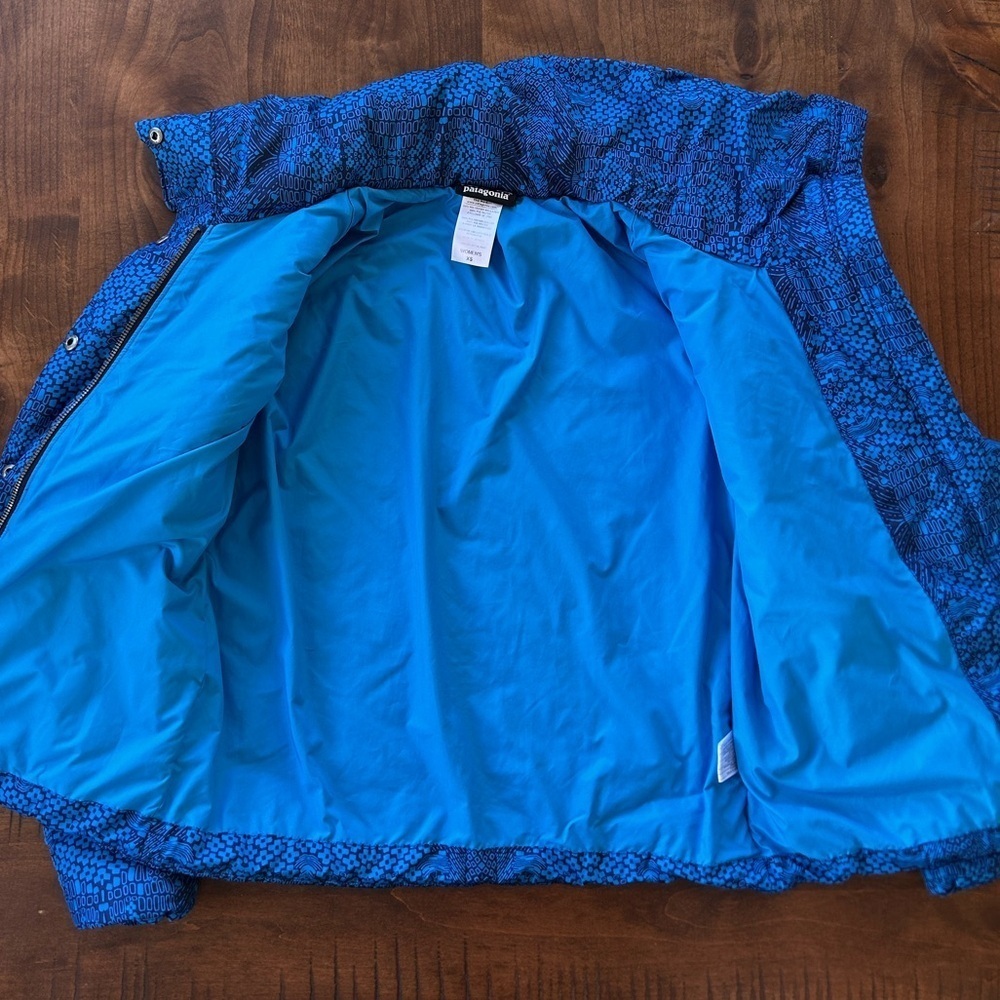 Patagonia Women's Geoharmony Insulated Puffer Jacket | Andes Blue | XS - Picture 3 of 5